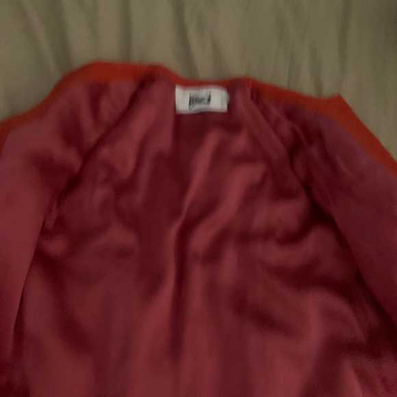 Geoffrey Beene red tailored coat - Picture 7 of 13